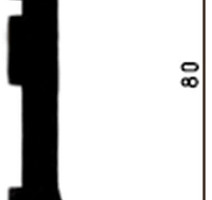 Промышленный плинтус Пп 80х30